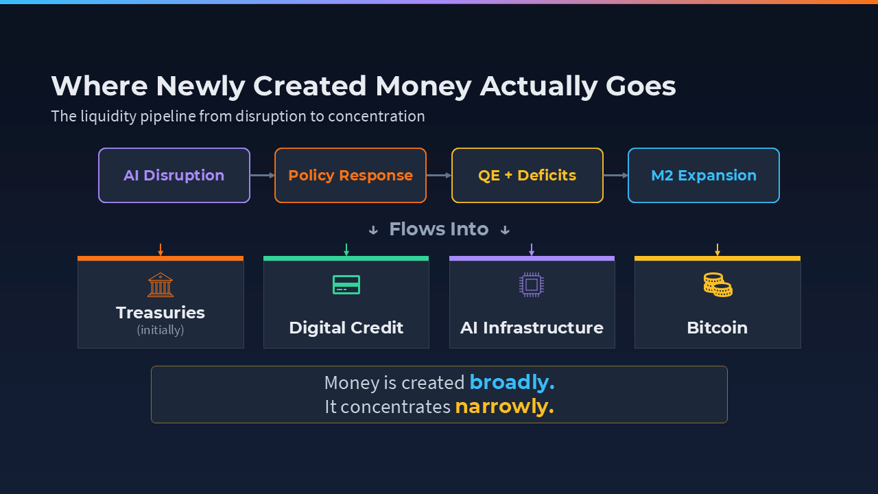 Bitcoin and monetary liquidity correlation