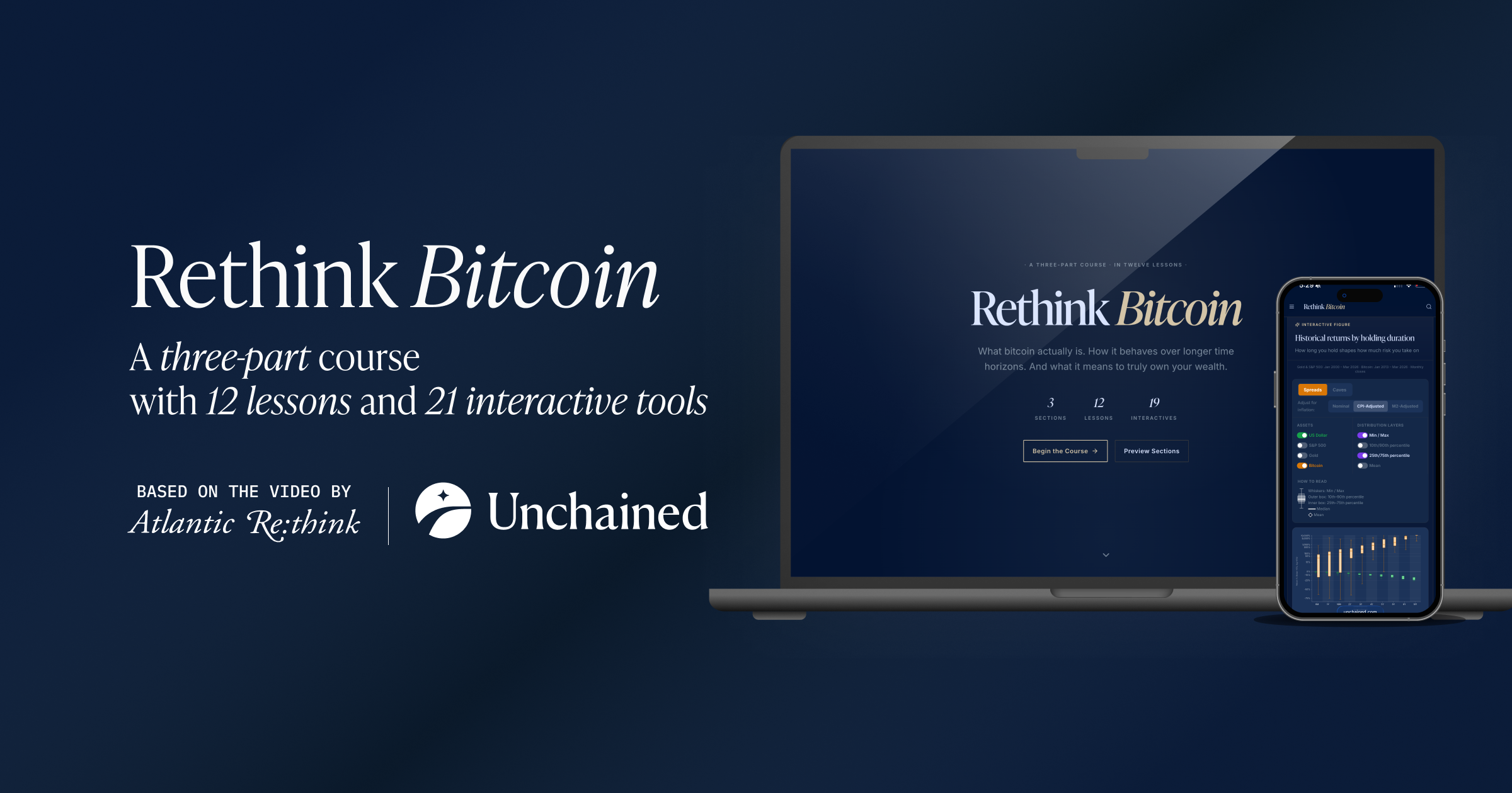 Unchained Rethink Bitcoin partner spot